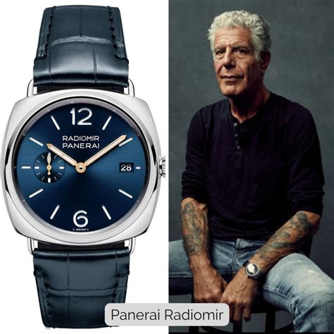 anthony bourdain panerai watch|anthony bourdain's watch.